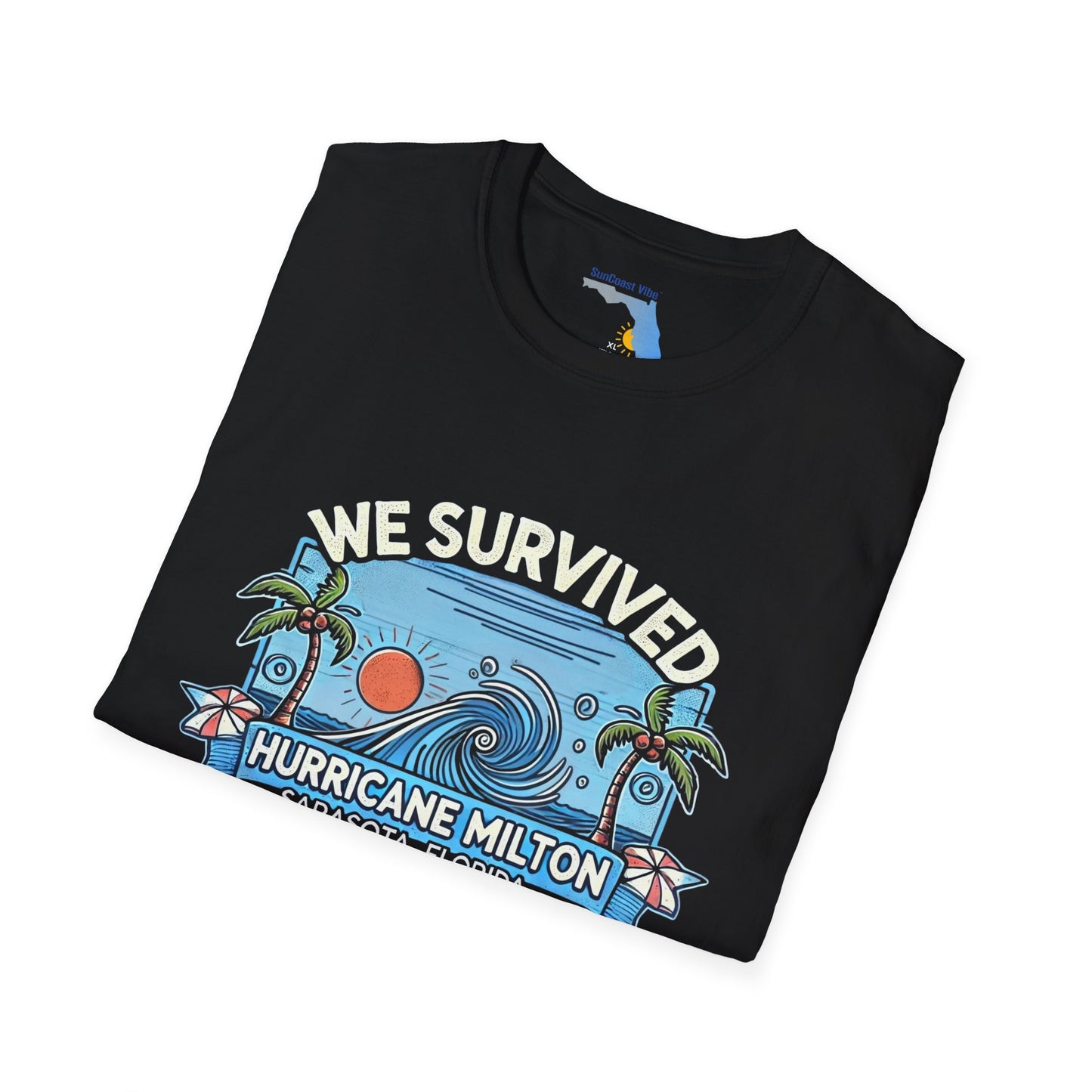 Unisex Softstyle T-Shirt - Hurricane Milton, October 9th, 2024, Sarasota Florida