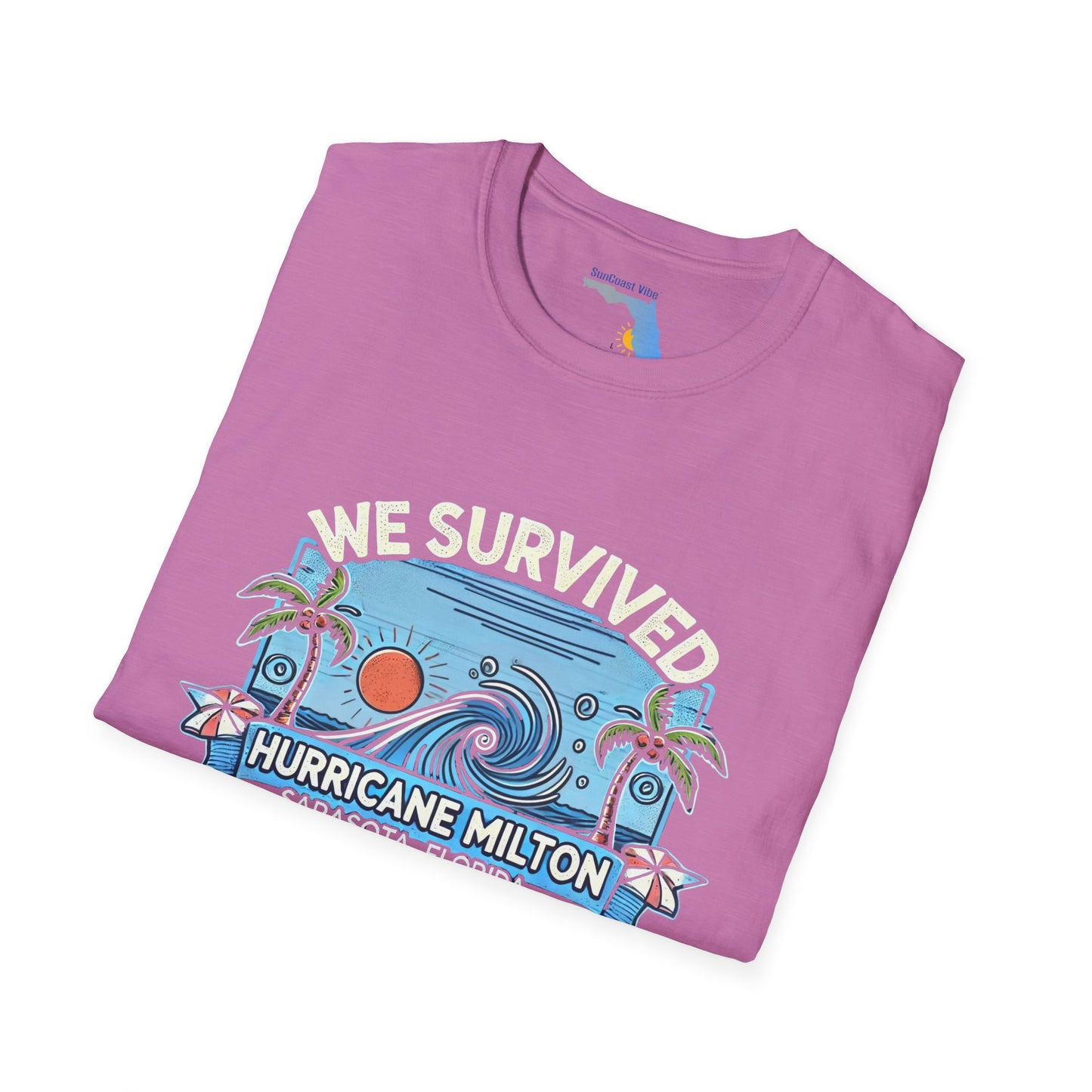 Unisex Softstyle T-Shirt - Hurricane Milton, October 9th, 2024, Sarasota Florida