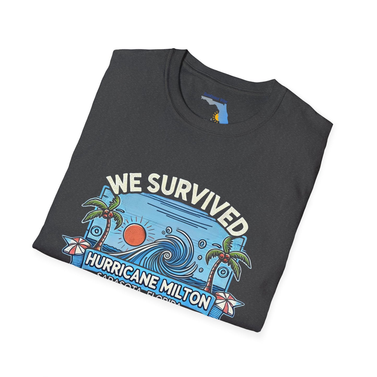 Unisex Softstyle T-Shirt - Hurricane Milton, October 9th, 2024, Sarasota Florida