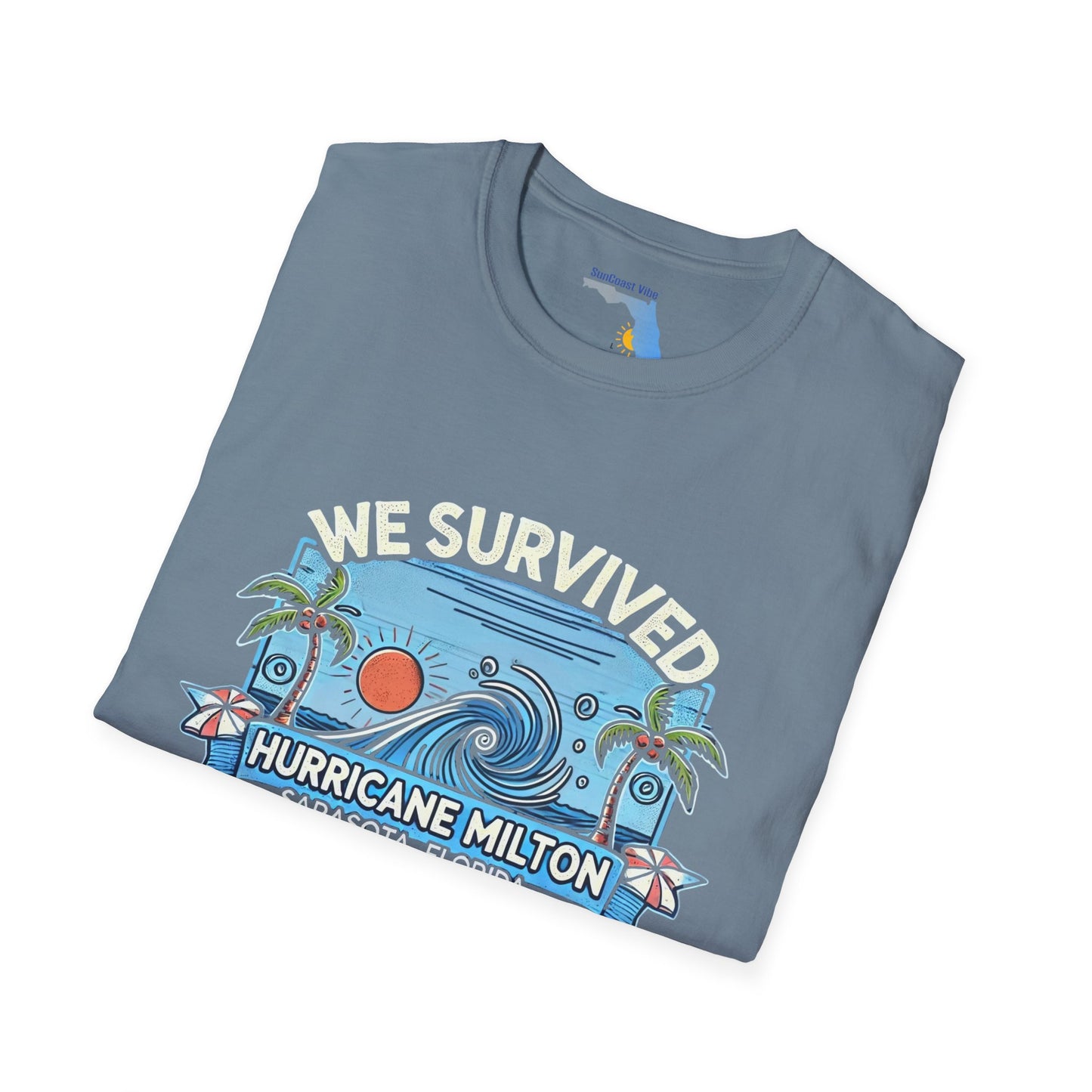 Unisex Softstyle T-Shirt - Hurricane Milton, October 9th, 2024, Sarasota Florida